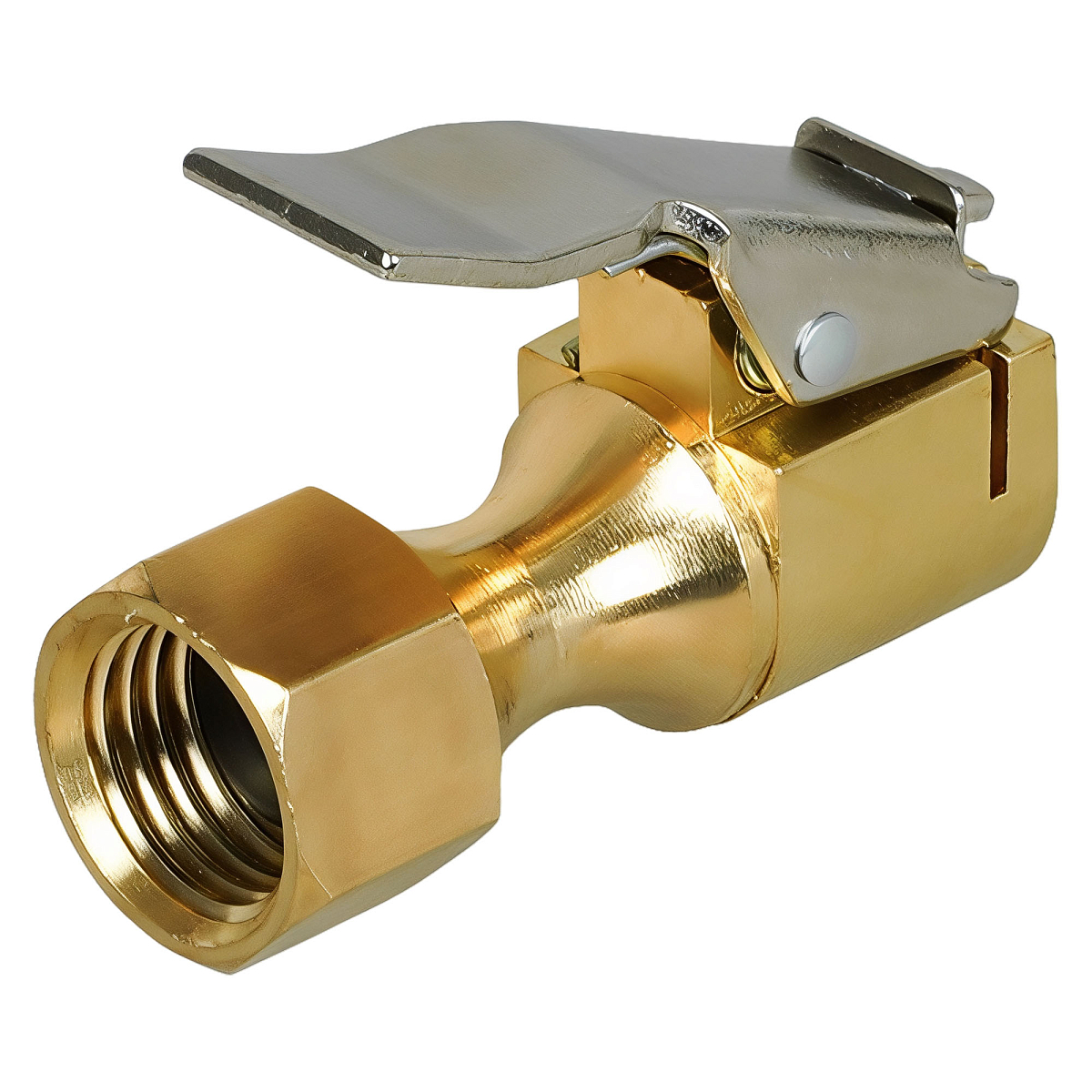 Наконечник подкачки AC-04 Cu, внутр. резьба 1/4, латунь