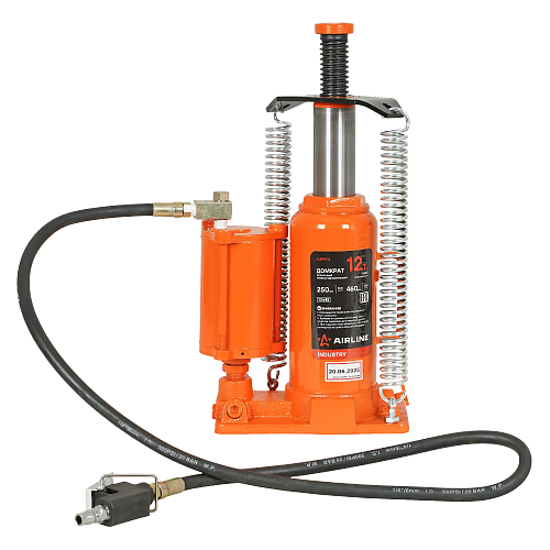 Домкрат бутылочный пневмогидравлический 12т 257-430мм