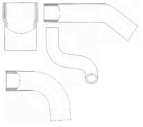 Патрубки охлаждения для автомобилей Лада 21073 инж. (силикон, кмпл., 4шт.)