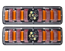 Фонарь для грузовой техники задний светодиодный, 12/24В, 300x88x24мм, комплект 2 шт.