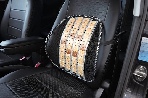 Поддержка спины анатомическая с деревянными вставками