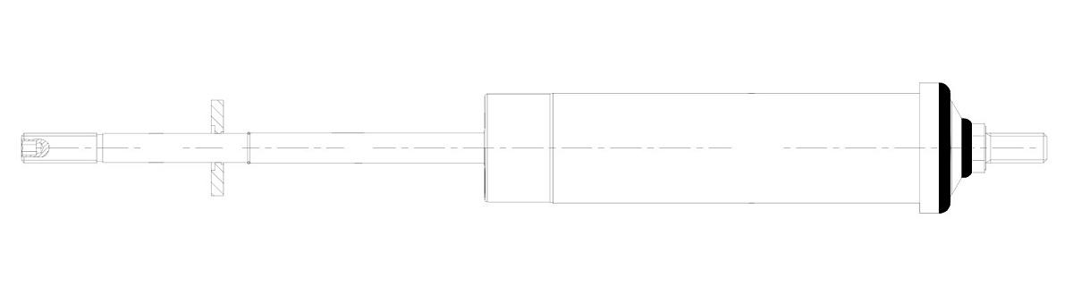 Амортизатор кабины для автомобилей Scania 4 (95-) (205/302 12x93 12x25 I/I) (газовый) (аналог SACHS 290987)
