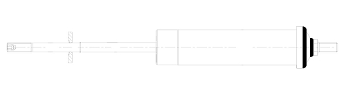 Амортизатор кабины для автомобилей Scania 4 (95-) (205/302 12x93 12x25 I/I) (газовый) (аналог SACHS 290987)