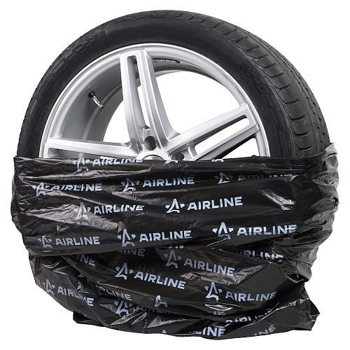Пакеты для колес R12-22 PRO, 4 шт в пакете, 115x115 см, ПНД повыш.прочн. 25 мкм, черн.