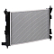 Радиатор охлаждения для автомобилей Solaris (10-)/Rio (10-) MT (паяный)