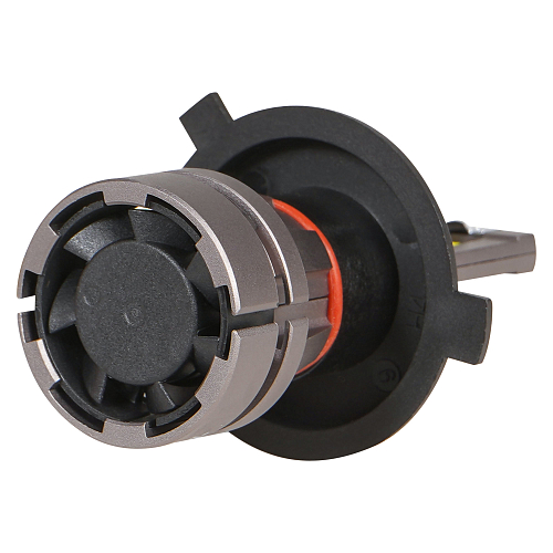 Лампа светодиодная H4 PLUS, 28Вт, 5000Лм (2500Лм x 2), 6000К (Белый), 12/24В, комплект 2 шт.