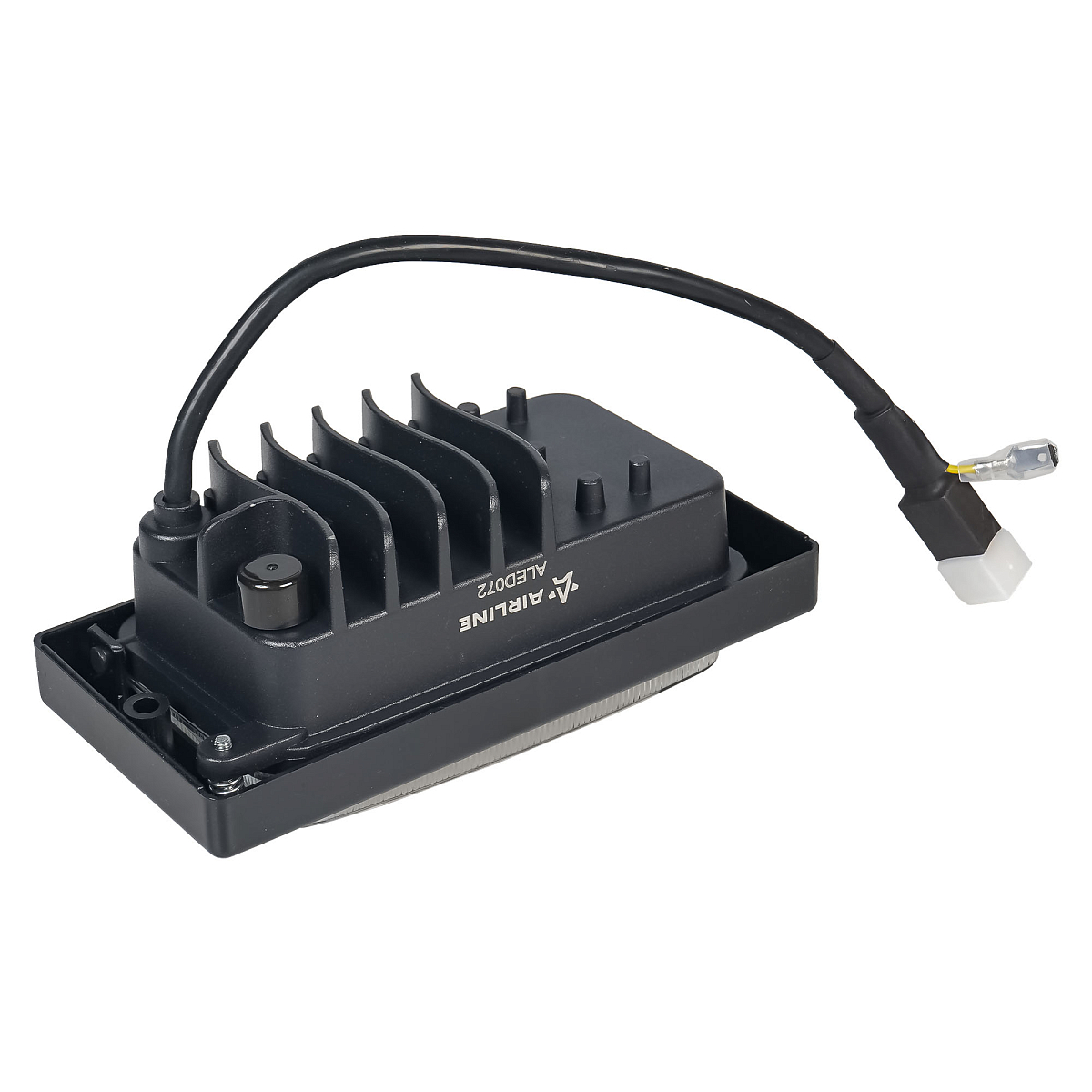 Фары противотуманные светодиодные PRO для Лада 2110-2115, КАМАЗ, 52Вт (26Вт x 2), H3, Белый + Обод, 174x85x60 мм, регулируемая СТГ, комплект 2 шт.