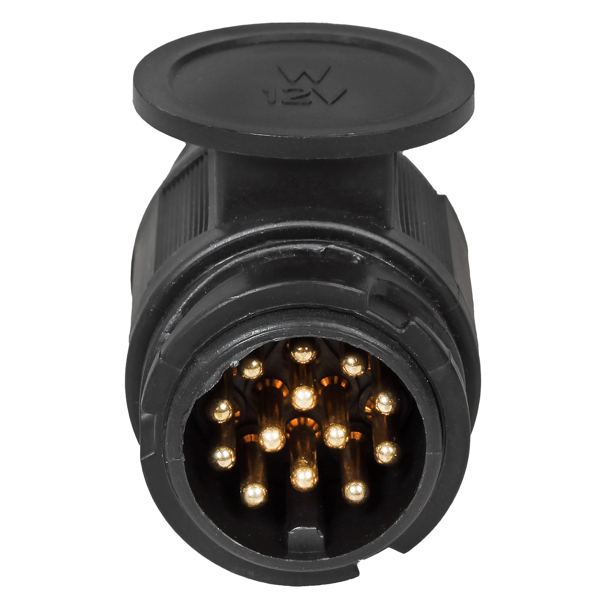 Вилка прицепа 12В 13 контактов ЕВРО пластик