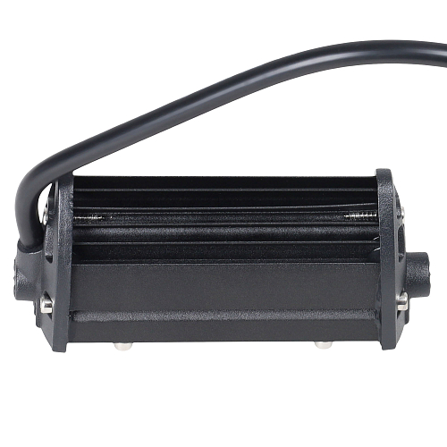 Фара (балка) светодиодная однорядная, 1COB (12LED), дальний свет, 6Вт, 108x30x47мм, 12/24В МП-серия