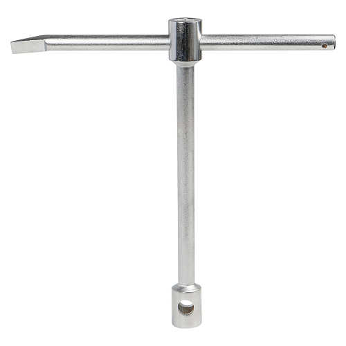 Ключ баллонный торцевой кованый 24*27*400мм с воротком