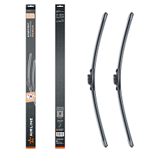 Щетки стеклоочистителя комплект 650/400мм (26"/16") бескаркасные PREMIUM с креплением "VATL5.1", 2 штуки