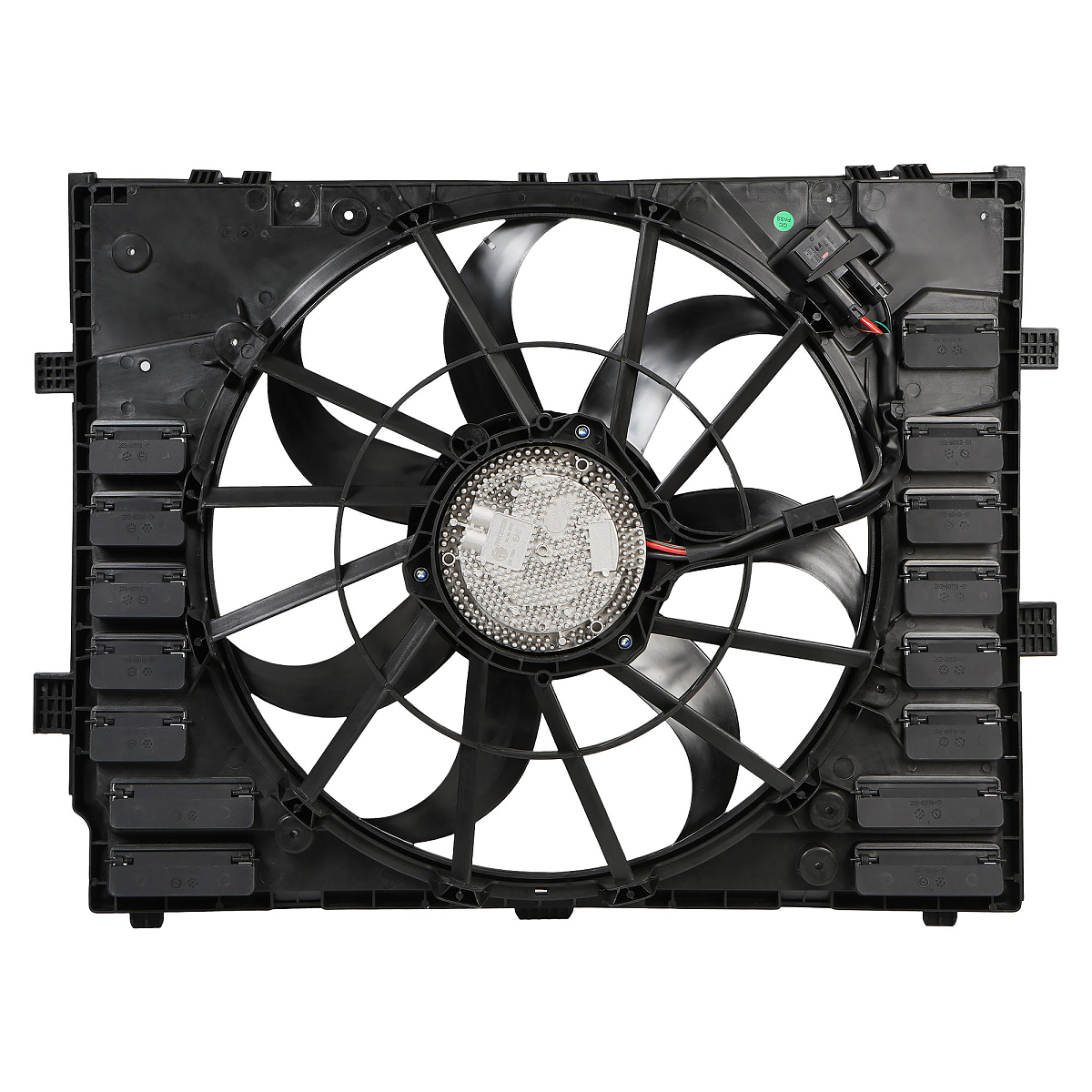 Электровентилятор охлаждения для автомобилей Touareg II (10-) (с кожухом) (600W)