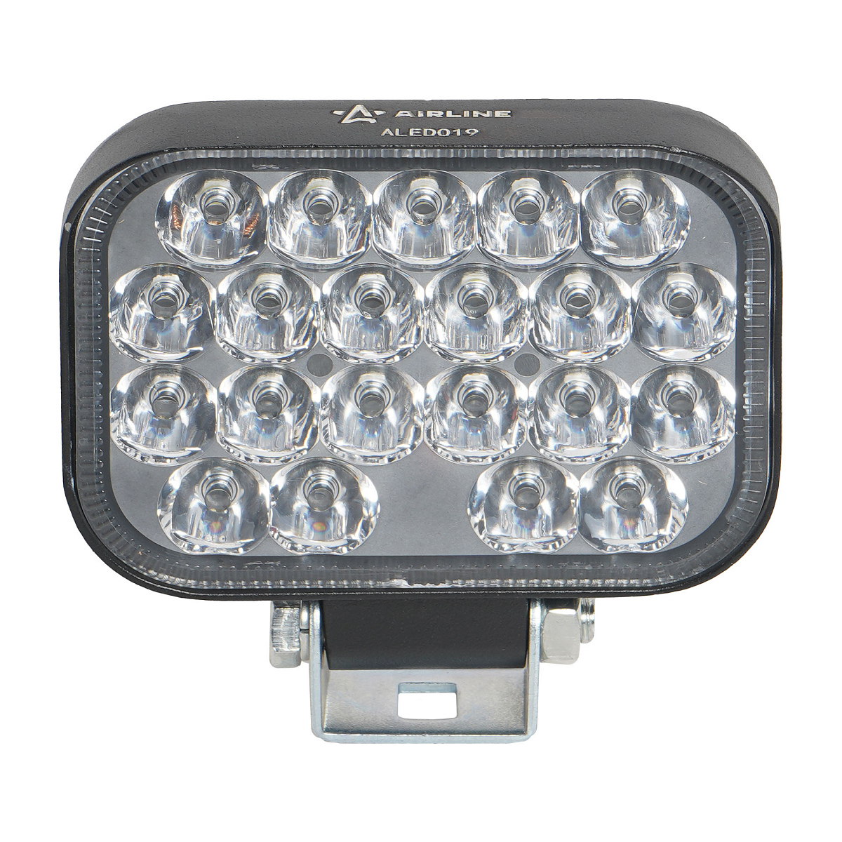 Фара светодиодная прямоугольная, 21LED, дальний свет, 21Вт, 108х80х35мм, 12/24В, PLUS