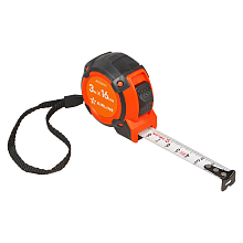 Рулетка в прорезиненном корпусе 3мх16мм