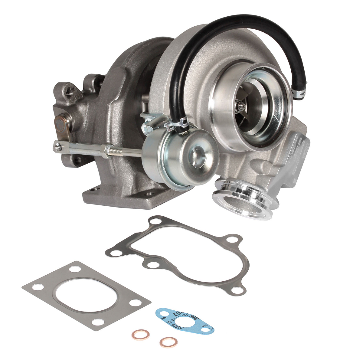 Турбокомпрессор для а/м КАМАЗ 4308 Cummins 4ISBe/4ISD Е-3,4 (HE221W) (под острым углом)