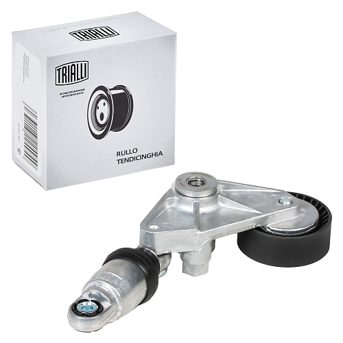 Ролик приводного ремня для автомобилей SsangYong Actyon (05-) 2.0d (с натяжным механизмом) с кронштейном и амортизатором