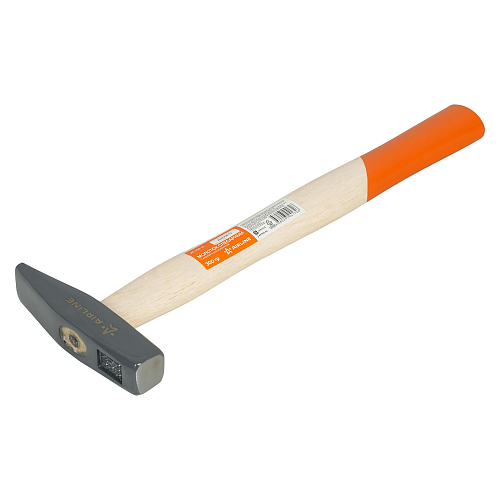 Молоток слесарный с деревянной рукояткой 300гр