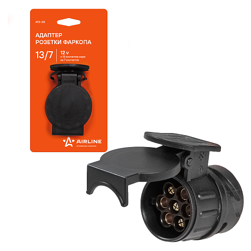 Адаптер розетки фаркопа 12В с 13 контактов ЕВРО на 7 контактов