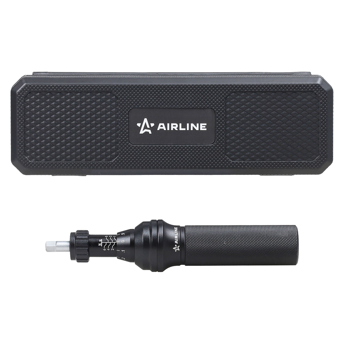 Отвертка динамометрическая 1/4" 1-6Нм, с битами 23 пр. (PH, HEX, TORX), кейс