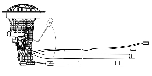 Модуль топливозаборника для автомобилей Mercedes-Benz M W164 (05-) 3.5i/5.0i/GL X154 (06-) 4.7i/5.5i c 09.2007 г.