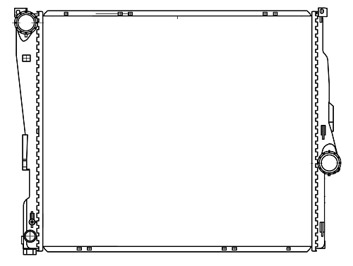 Радиатор охлаждения для автомобилей BMW X3 (04-) (E83)