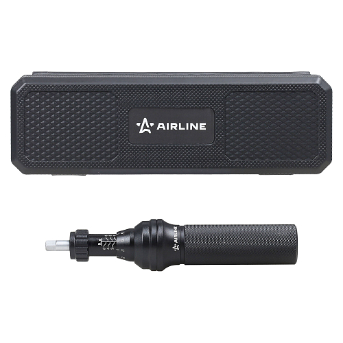 Отвертка динамометрическая 1/4" 1-6Нм, с битами 23 пр. (PH, HEX, TORX), кейс