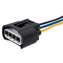 Разъём 4 pin с проводами для катушки зажигания Toyota, Lexus, Peugeot, (кмпл. 4шт.)