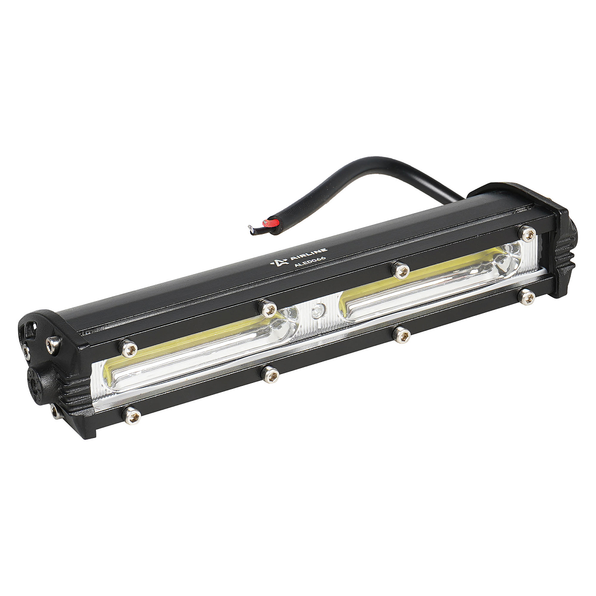 Фара (балка) светодиодная однорядная, 2COB (24LED), дальний свет, 12Вт, 186x30x47мм, 12/24В