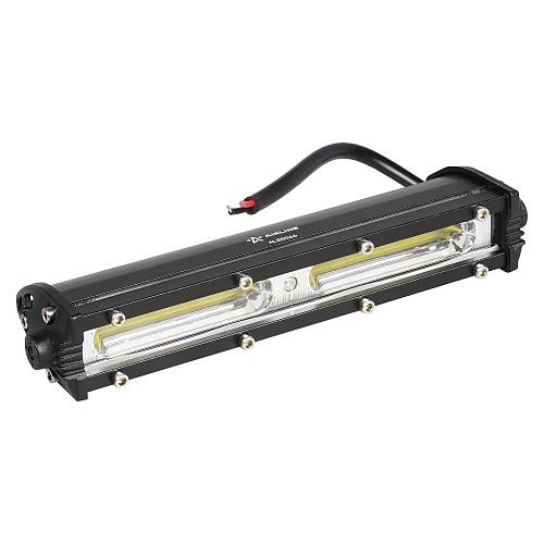 Фара (балка) светодиодная однорядная, 2COB (24LED), дальний свет, 12Вт, 186x30x47мм, 12/24В