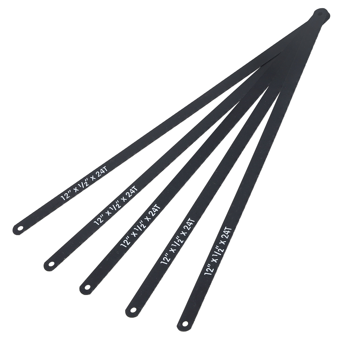 Полотно для ножовки по металлу универсальное, L=300мм, 5шт., 24TPI