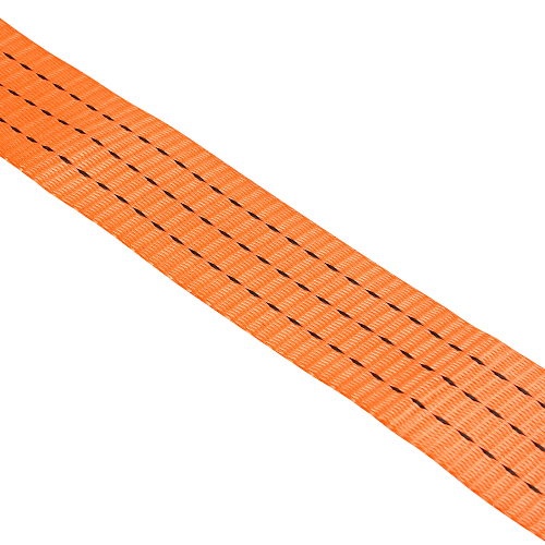 Ремень крепления автовозный с храповиком и резиновыми вставками 4 т, 3 м