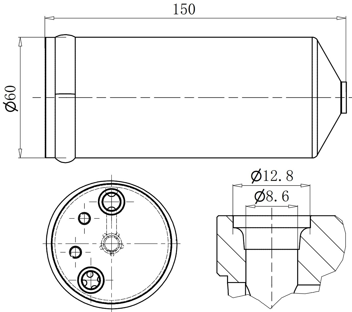 Ресивер-осушитель конденсора для автомобилей Kia Spectra (97-)
