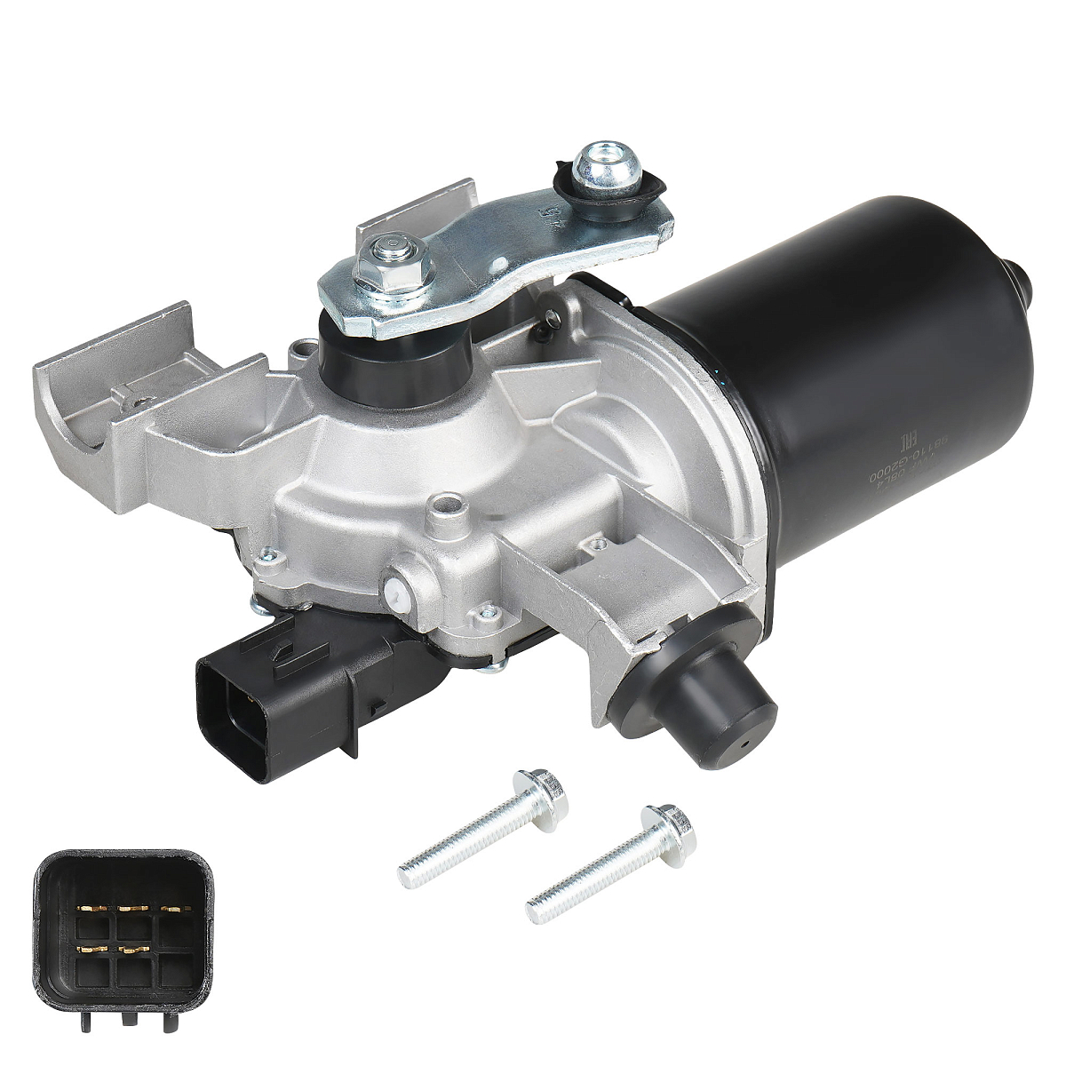 Моторедуктор стеклоочистителя для автомобилей Hyundai Solaris (17-)/Kia Rio (17-) (передний)