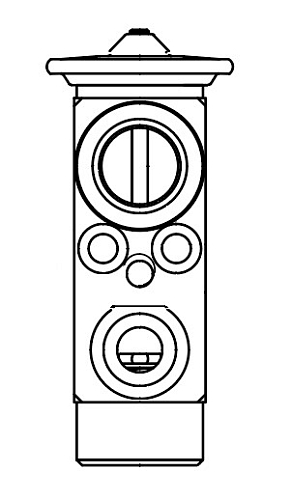 Клапан расширительный кондиционера (ТРВ) для автомобилей Focus III (11-)