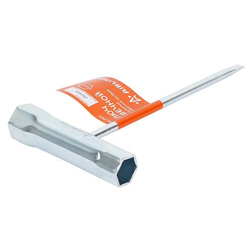 Ключ свечной Т-образный с отвёрткой 16x19мм