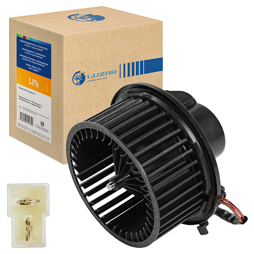 Электровентилятор отопителя для автомобилей VW Transporter T4 (90-)/Audi A4 (94-) A/C- (Т-образный разъем)