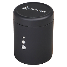 Пепельница в подстаканник с автоматической подсветкой, цвет черный