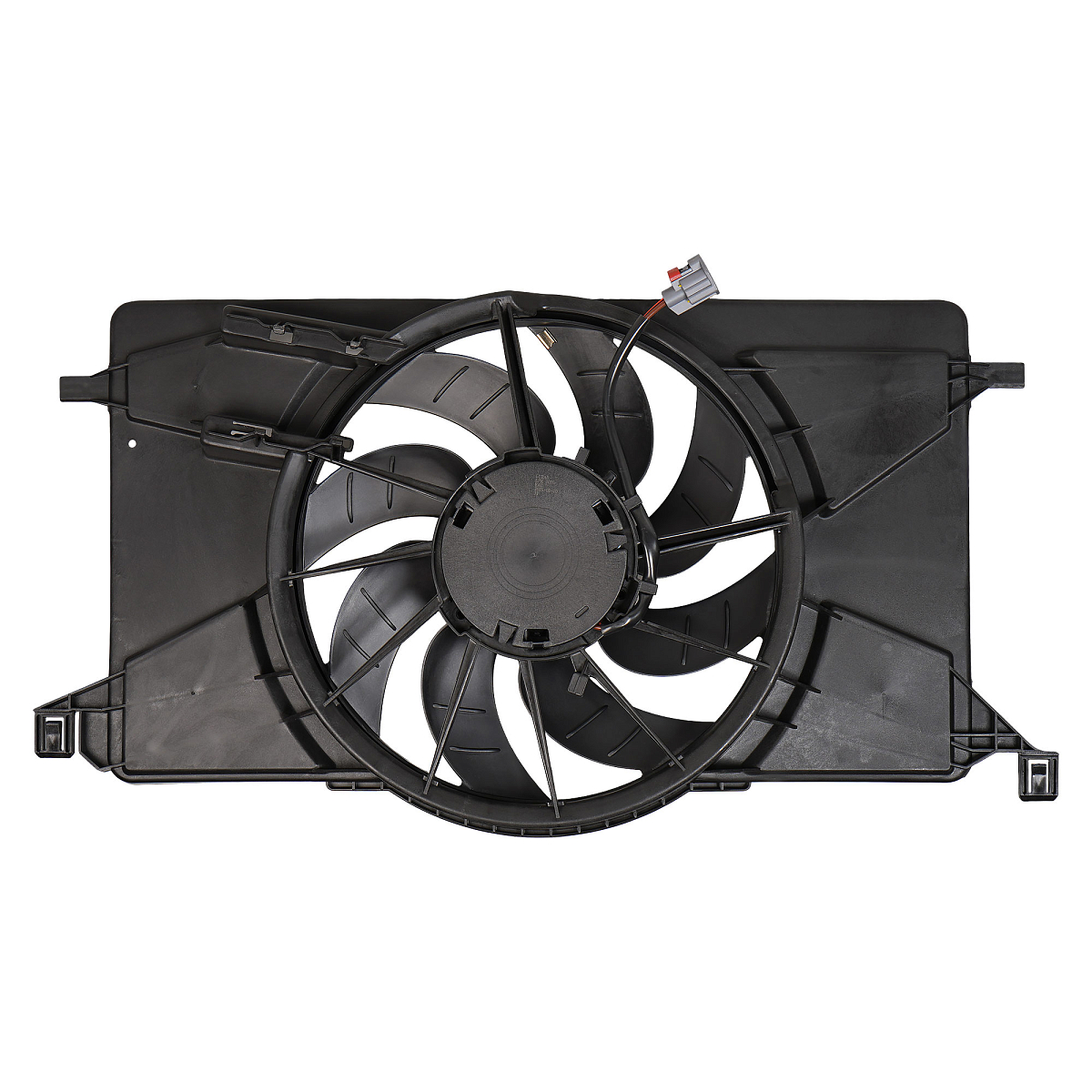 Электровентилятор охлаждения для автомобилей Ford Focus III (11-) (c кожухом)