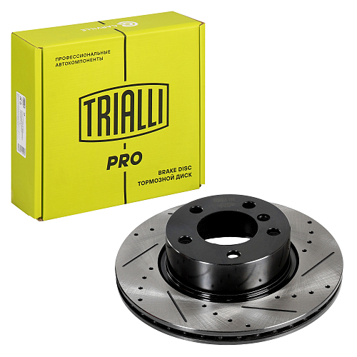 Диски тормозные для автомобилей BMW 1 (F20 / F21) (11-) / 3 (F30-F34) (11-) передний d=300 PRO (перфорированный / слотированный / окрашенный)