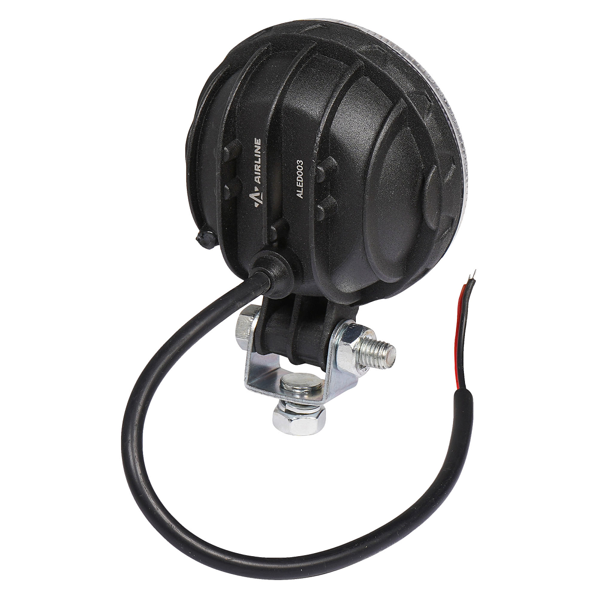 Фара светодиодная круглая, 4LED, дальний свет (4D линза), 12Вт, 83х83х51мм, 12/24В, PLUS