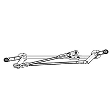 Трапеция стеклоочистителя для автомобилей Nissan Almera (G15) (12-)