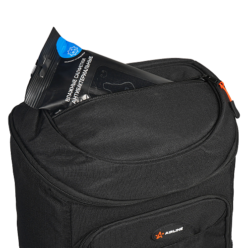 Терморюкзак (термосумка) 27 л, 46*32*19см, водонепроницаемый, черный