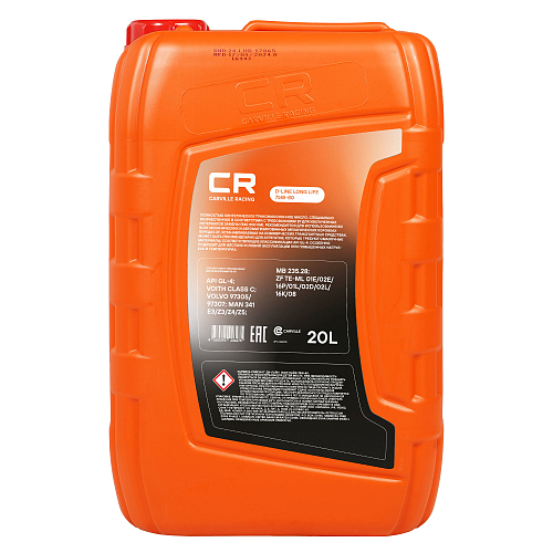Масло трансмиссионное для МКПП CARVILLE RACING D-LINE LONG LIFE 75W-80 20L