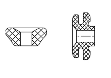 Опора амортизатора для автомобилей Mitsubishi Lancer IX (01-)/Outlander I (03-) (задняя)