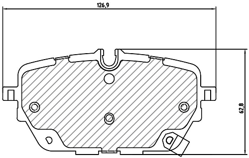 Колодки тормозные дисковые задние (керамические) для автомобилей Voyah Free (21-)/Aito M5 (22-) [серия PRO]