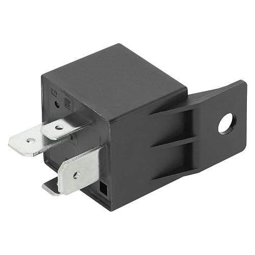 Реле защиты стартера 12V 50A 4 контакта (без резистора, с кронштейном)