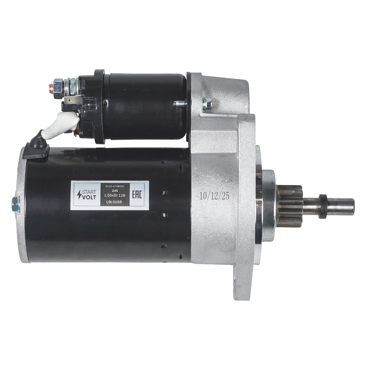 Стартер для автомобилей Лада 2108/21093/2113-2115 и модификации (карбюраторные и двигатели с ЭСУД) 1,55кВт