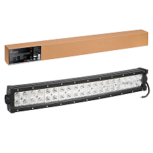 Фара (балка) светодиодная двухрядная изогн., 40LED, комбинированный свет, 120Вт, 555х78х60мм, 12/24В, PRO