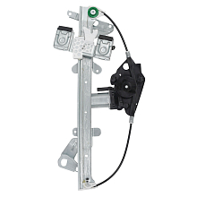 Стеклоподъёмник в сборе для а/м Ford Fiesta V (01-) электрический передний правый с мотором