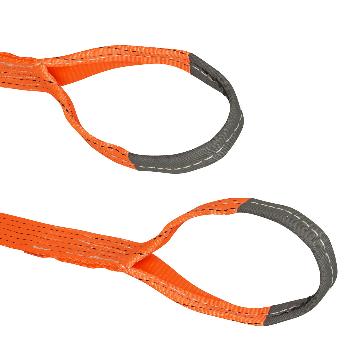 Трос буксировочный (лента) 20 т, 6 м, 2 металл. шакла